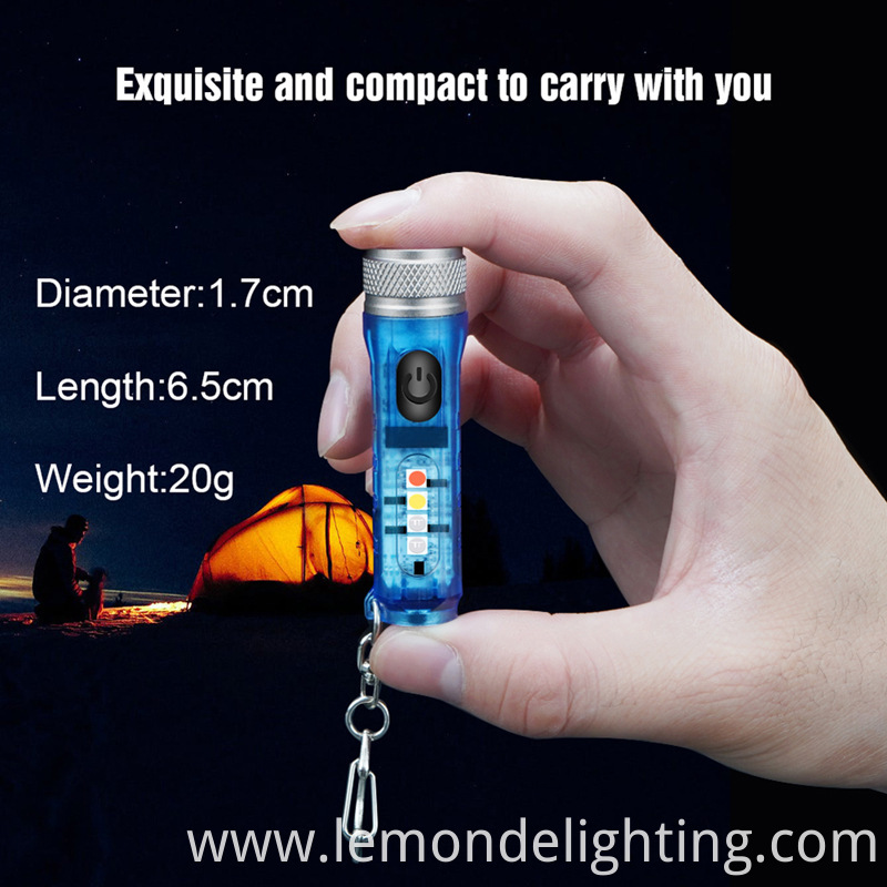  mini plastic flashlight